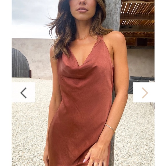 Billy j Sian maxi dress - rust - Picture 3 of 4